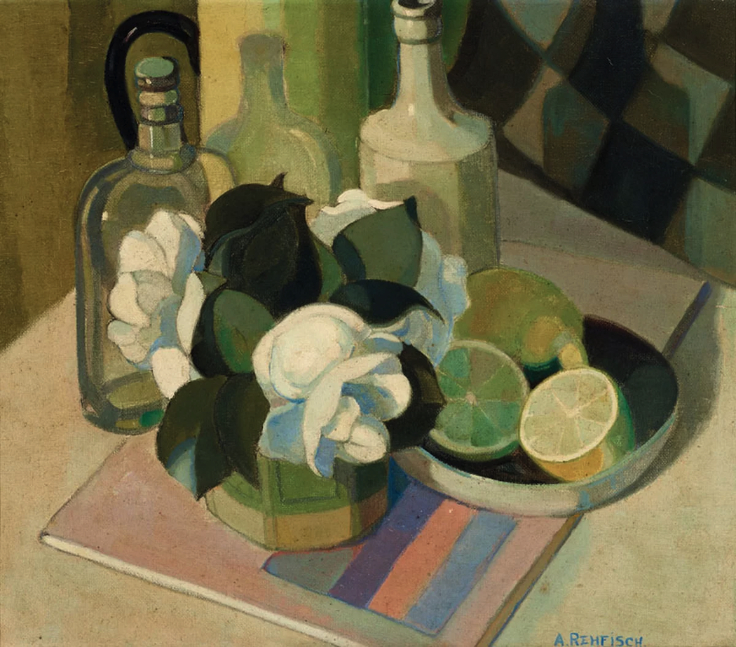 Women artists National Gallery Lemon and grey, by Alison Rehfisch (1933).