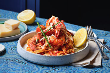 Mark Olive’s quick and easy Lemon Myrtle Prawn Linguine is one of the recipes in a free downloadable book.