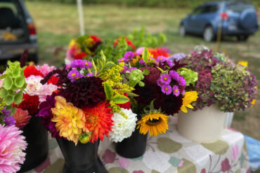 Whidbey Island Bayview Farmers Market Fresh flowers