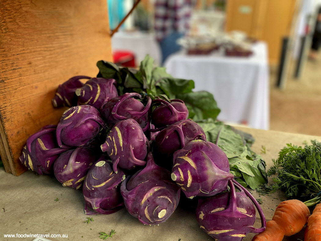 Whidbey Island Farmers Market kohlrabi