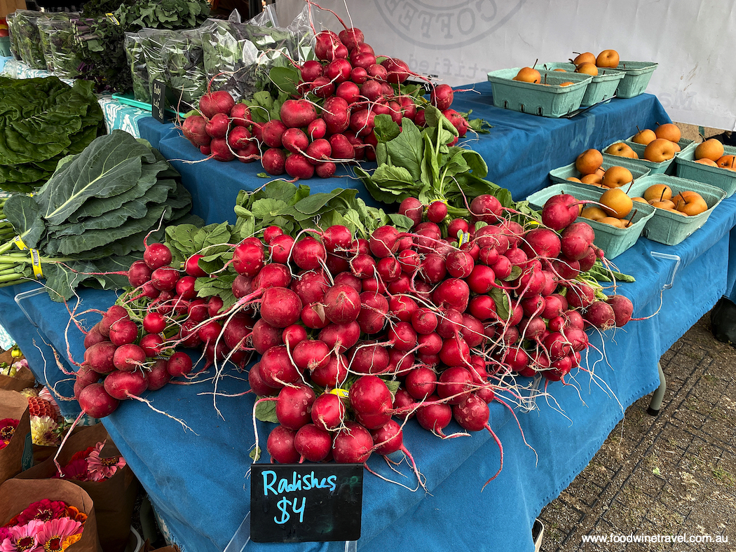 Whidbey Island Bayview Farmers Market radishes