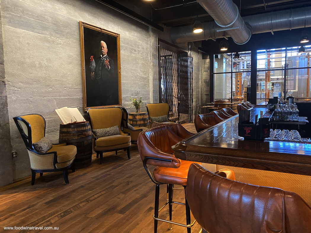 The Old Dominick Distillery honours the work of Domenico Canale, whose portrait hangs in the tasting room.