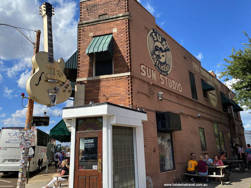 Sun Studio, where Elvis Presley, Jerry Lee Lewis, Roy Orbison and Johnny Cash launched their careers.