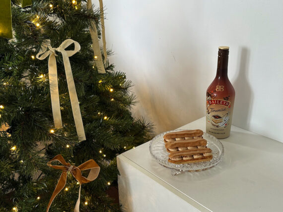 Tessa Boersma has put her own spin on coffee éclairs by adding Baileys Tiramisu Flavoured Liqueur to her recipe.