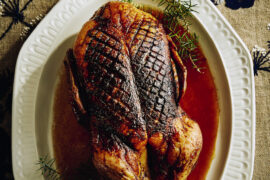 Christmas-spiced roast duck, from the Gewürzhaus cookbook , Kindred.