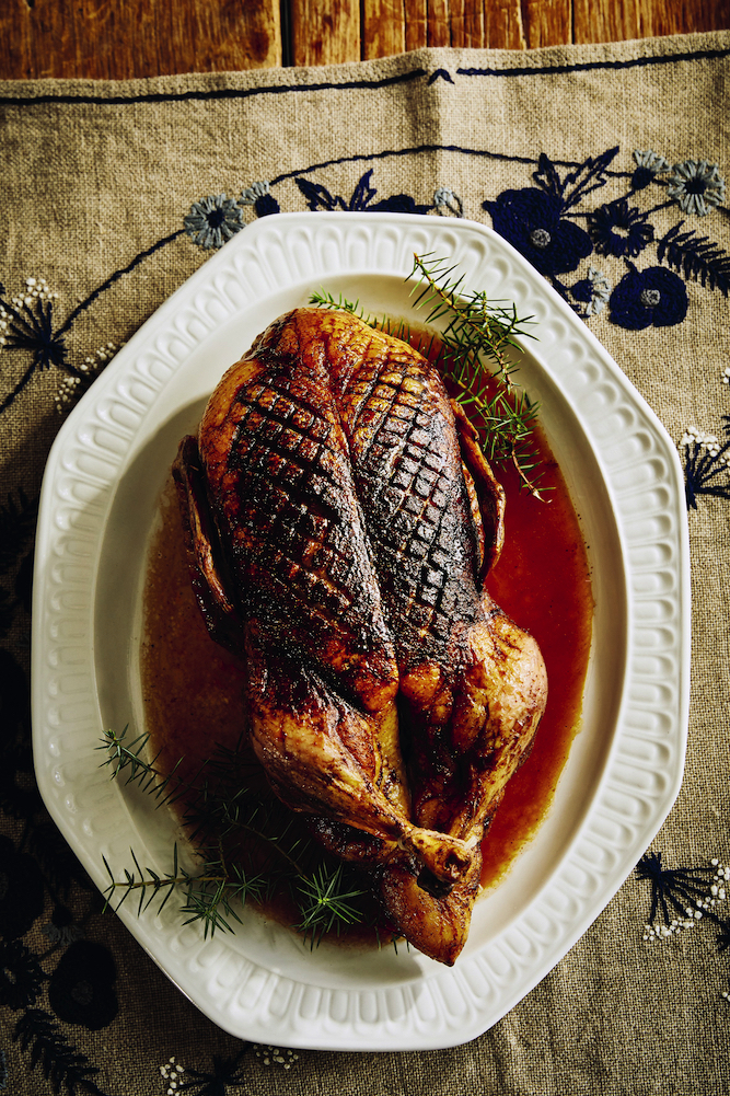Christmas-spiced roast duck, from the Gewürzhaus cookbook , Kindred.