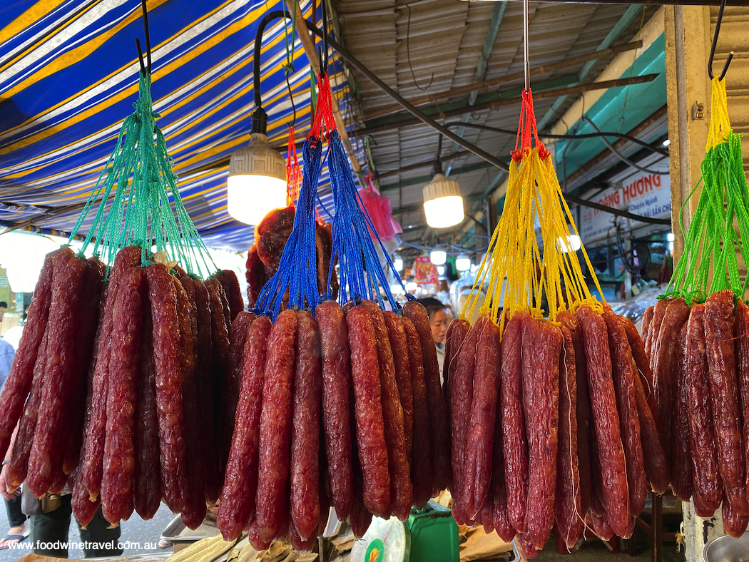 Loads of Chinese sausage.