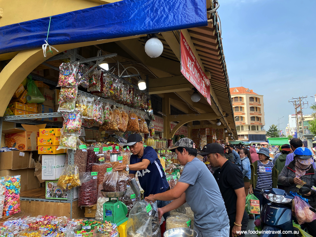 Vendors in the outdoor laneways.