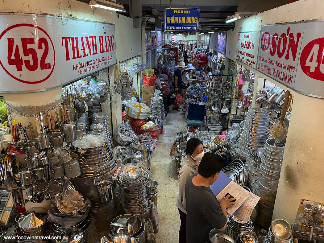 Binh Tay Market is a sprawling two-storey place with thousands of vendors.