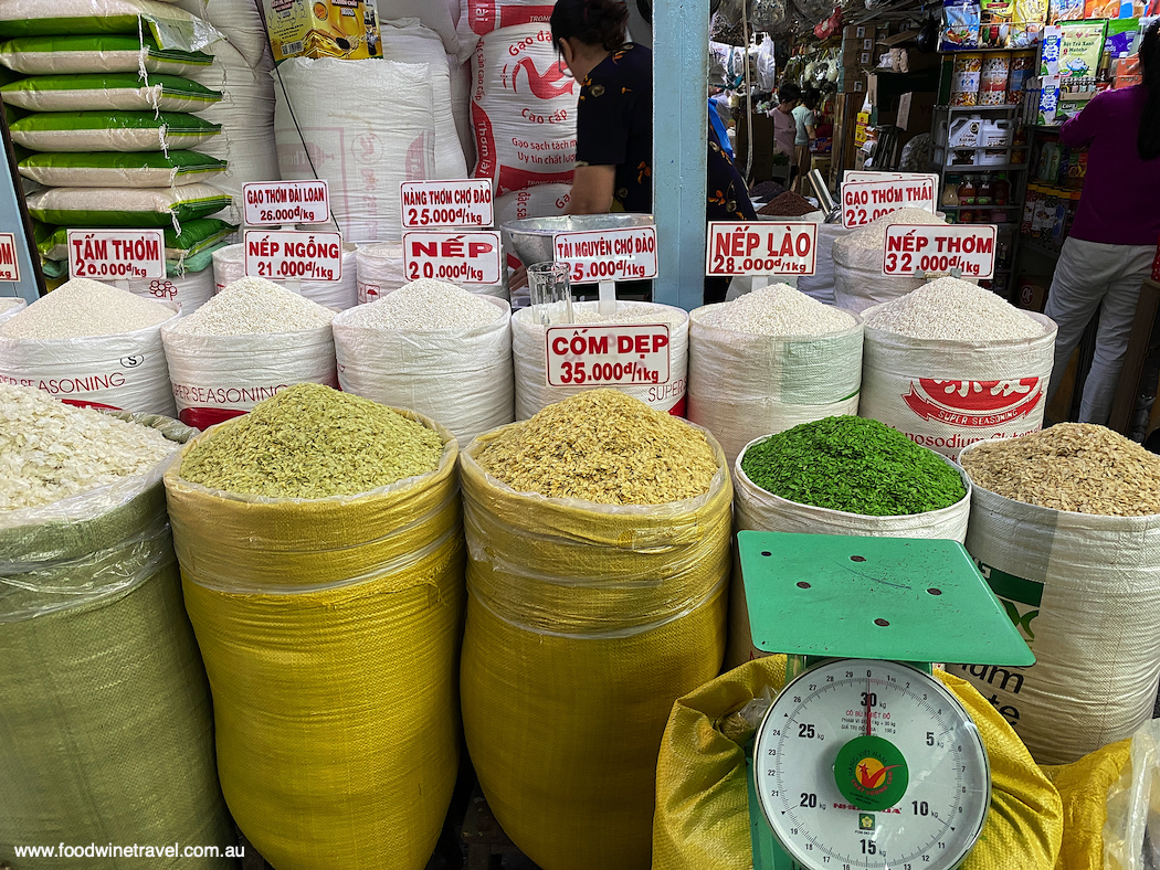 Rice, rice and more rice.