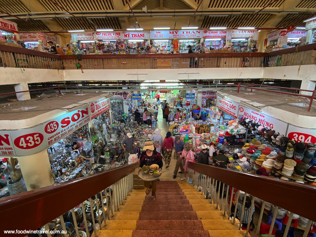 The market is a sprawling two-storey place with thousands of vendors.