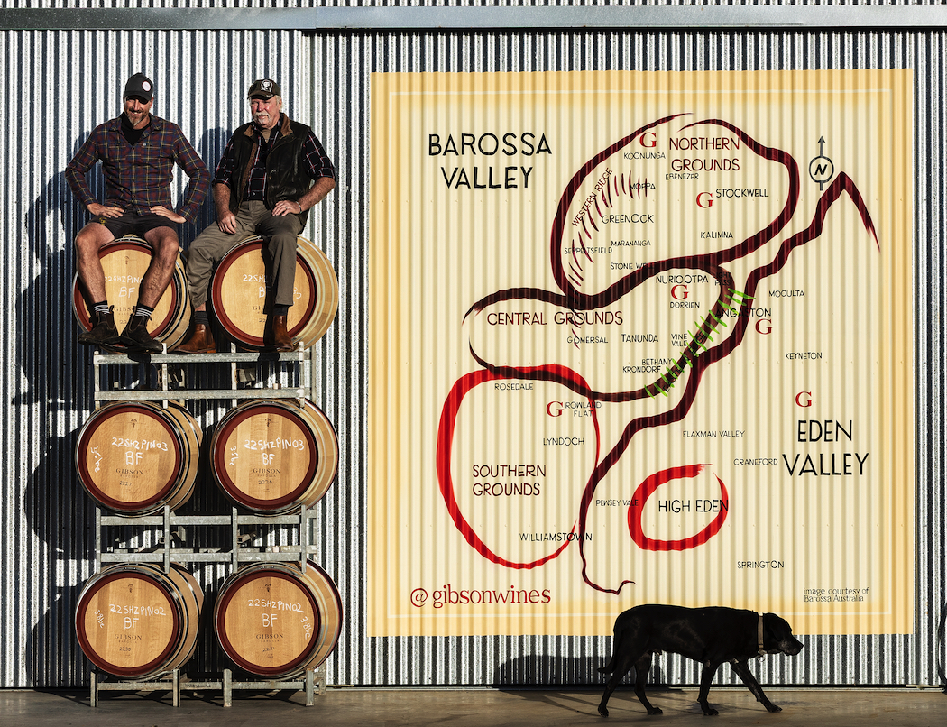 Adam Fiegert & Rob Gibson, of Gibson Wines in the Barossa Valley