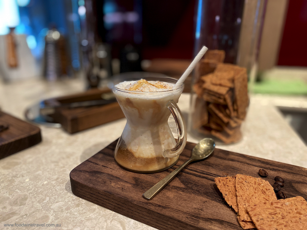 The Coconut Coffee we watched being made during  the Vietnamese Crafted Coffee Experience.