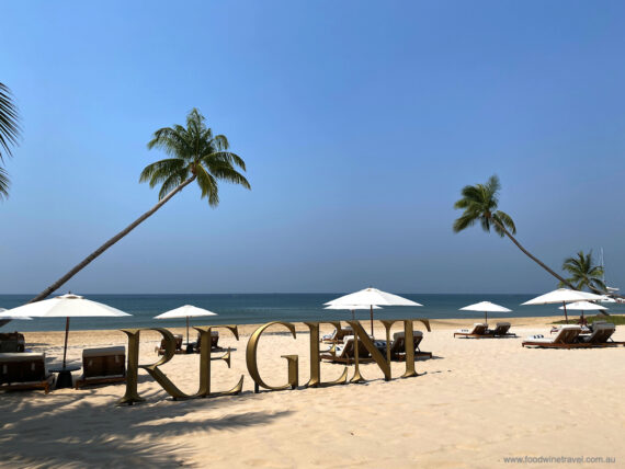 The Regent Phu Quoc has direct frontage to Long Beach, a 20-kilometre stretch of white sand.