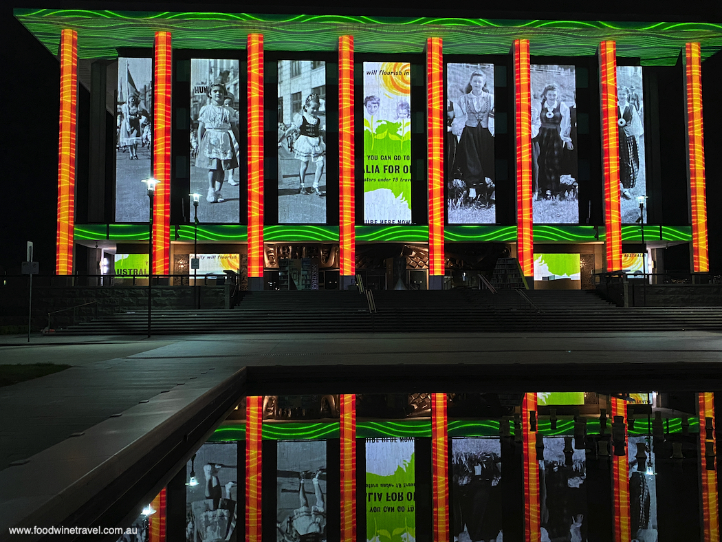 Autumn in Canberra Enlighten Festival National Library of Australia