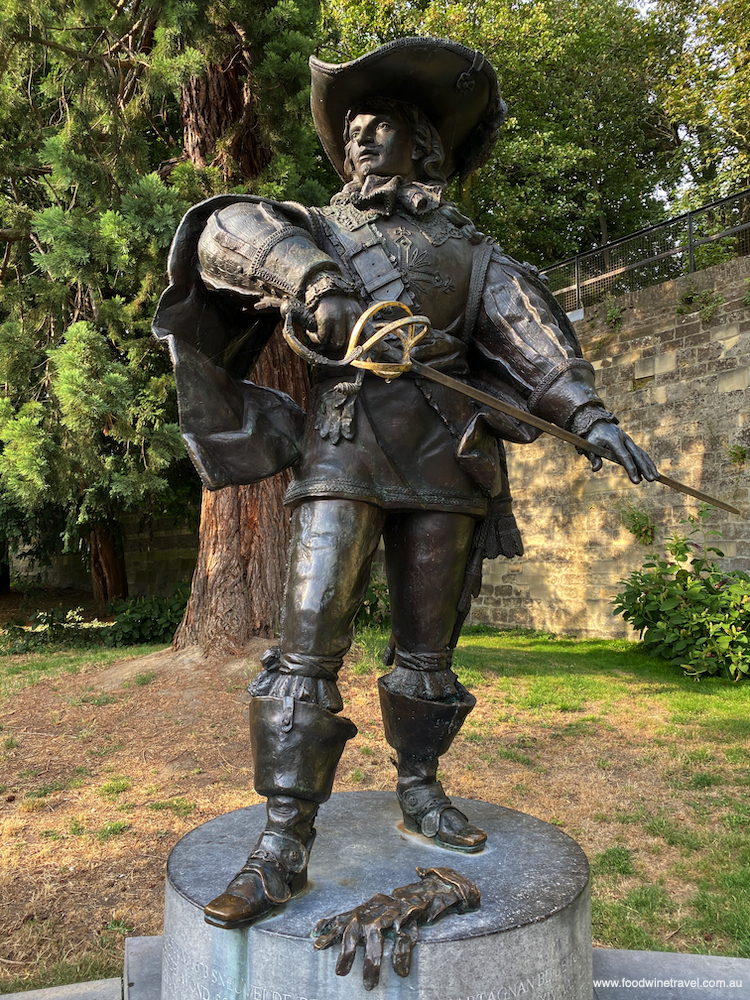 The Three Musketeers DArtagnan statue in Maastricht