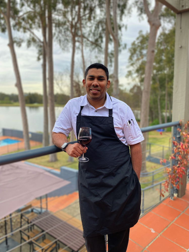 Vinura (Vinnie) de Silva, executive sous chef at Oak & Vine.