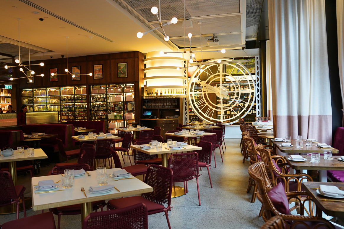 Bottega Cooc, in Sydney's Barangaroo, has a cosmopolitan ambience.