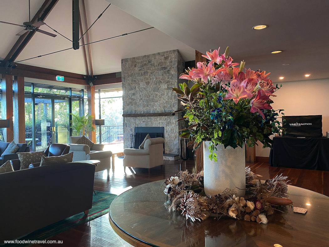 Welcome to the Lobby at Oaks Cypress Lakes Resort.