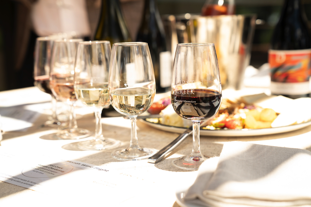 The resort's signature restaurant, Oak & Vine, hosts regular winemakers' dinners.