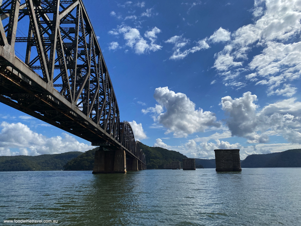 Hawkesbury River bridge and old railway bridge