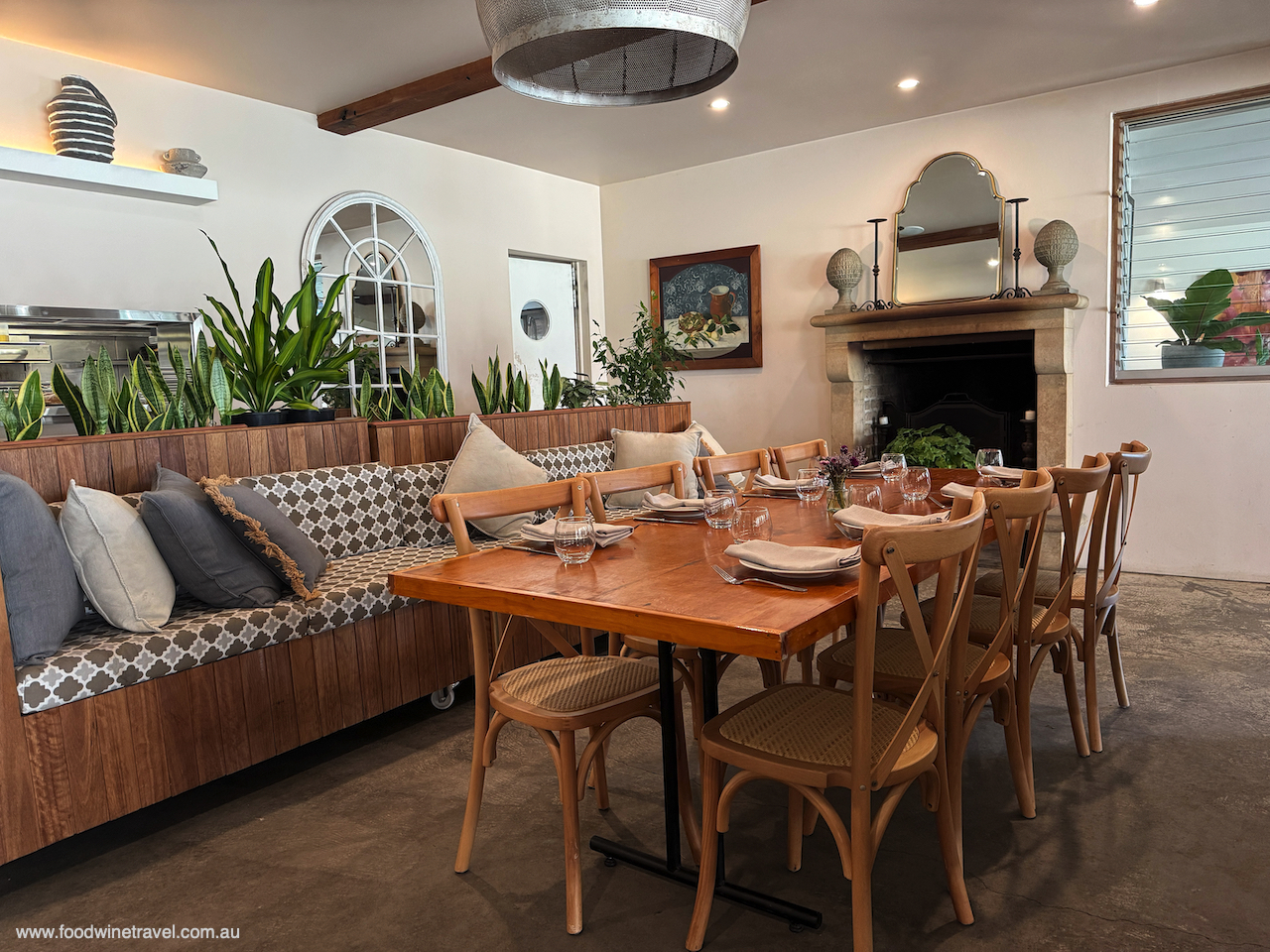 Cupitt's Estate Dining Room offers a seasonal menu focused on fresh produce.