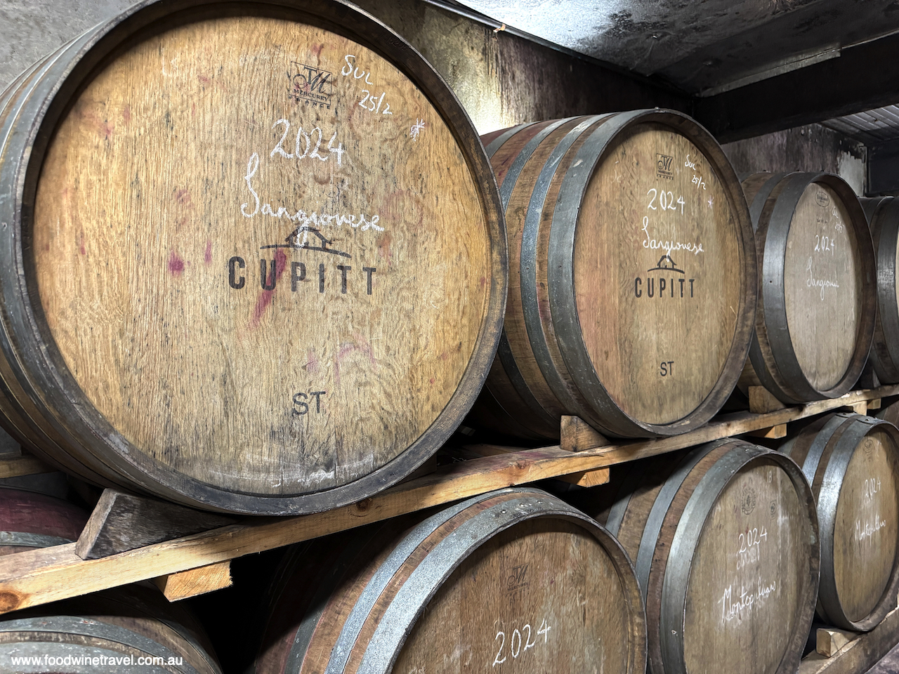 Cupitts Estate What a treat to enjoy a tasting in the underground barrel cave.