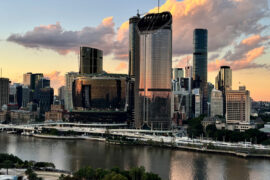 Fit City Tours Brisbane Bloodshed Walking Tour Brisbane skyline