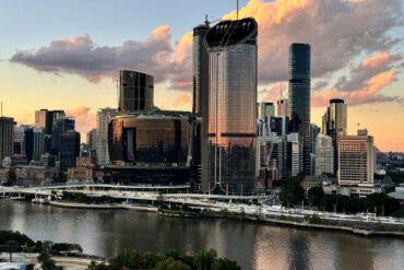 Fit City Tours Brisbane Bloodshed Walking Tour Brisbane skyline