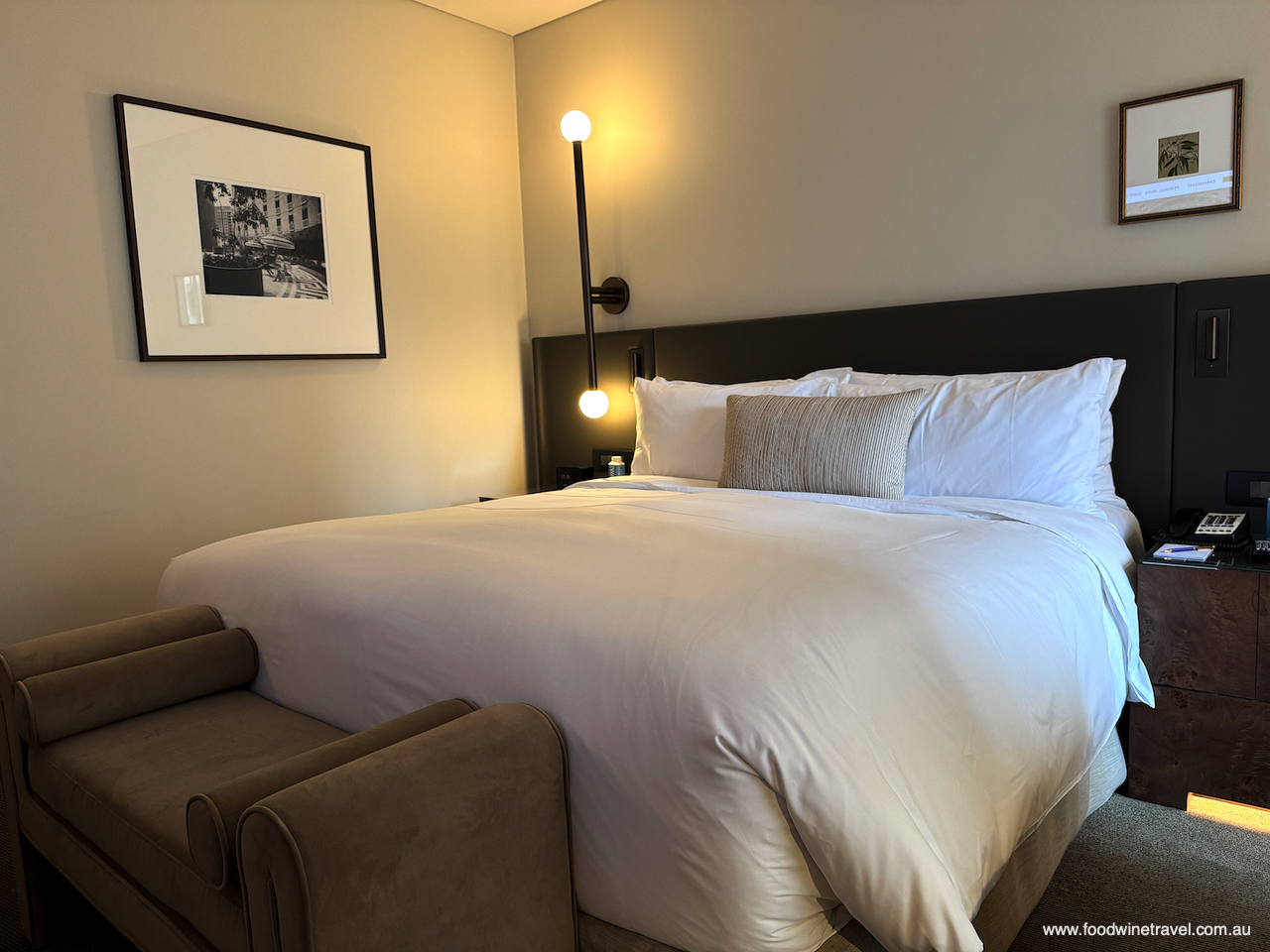 The room décor is simple but elegant.