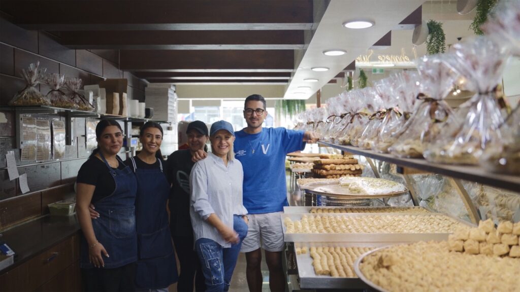 Western Sydney Food Producers The team at El Sweetie, makers of traditional Lebanese sweets and pastries. Photo: Josh Robenstone.