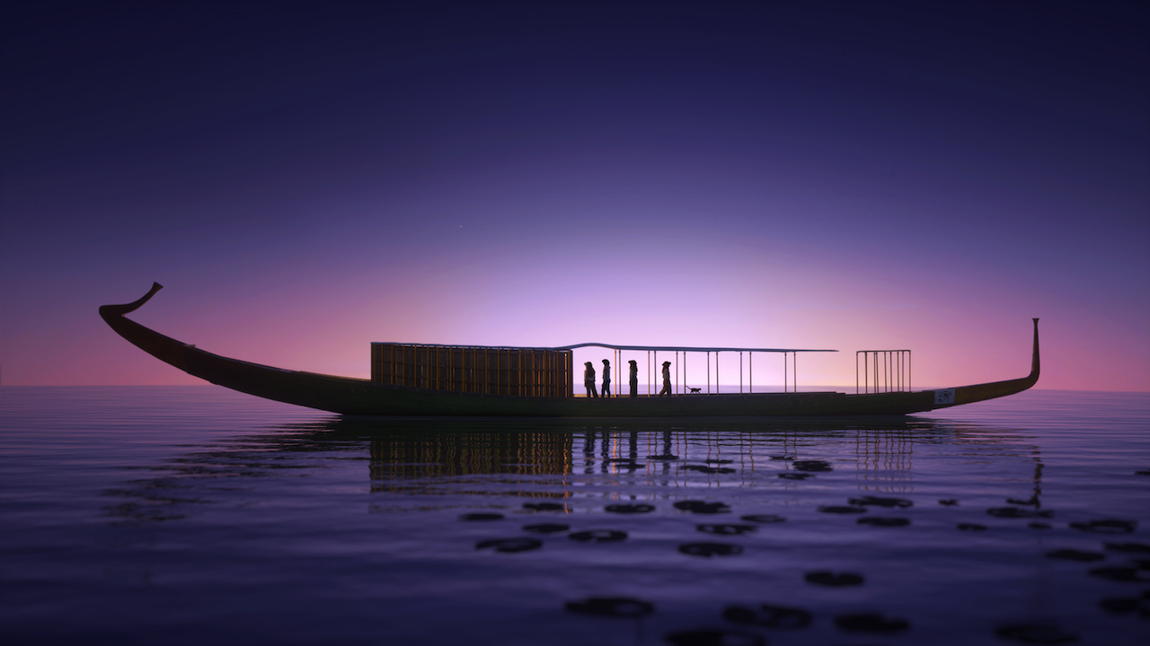A boat trip on the Nile is one of the highlights of the VR experience.
