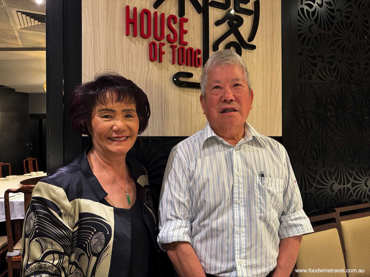 Executive chef, Tong Lau, with restaurant partner Helen Wong, left.