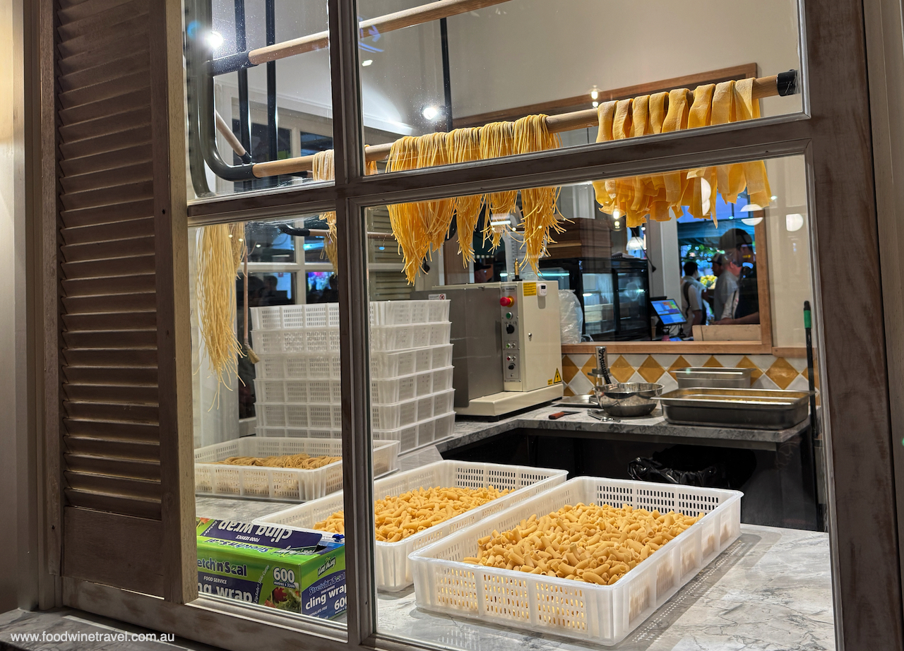 Pasta, pasta, and more pasta ...