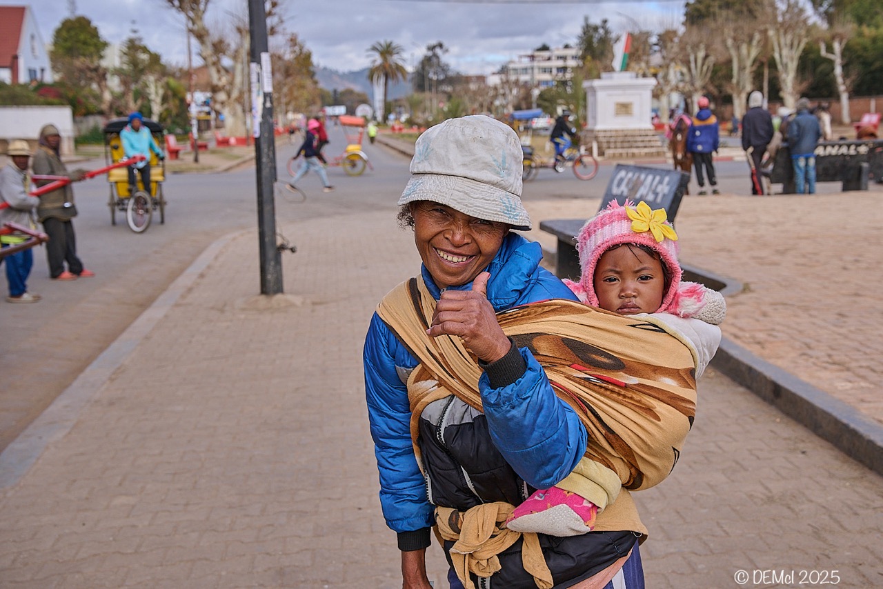 Meeting the locals in Antsirabe, Madagascar’s third largest city.