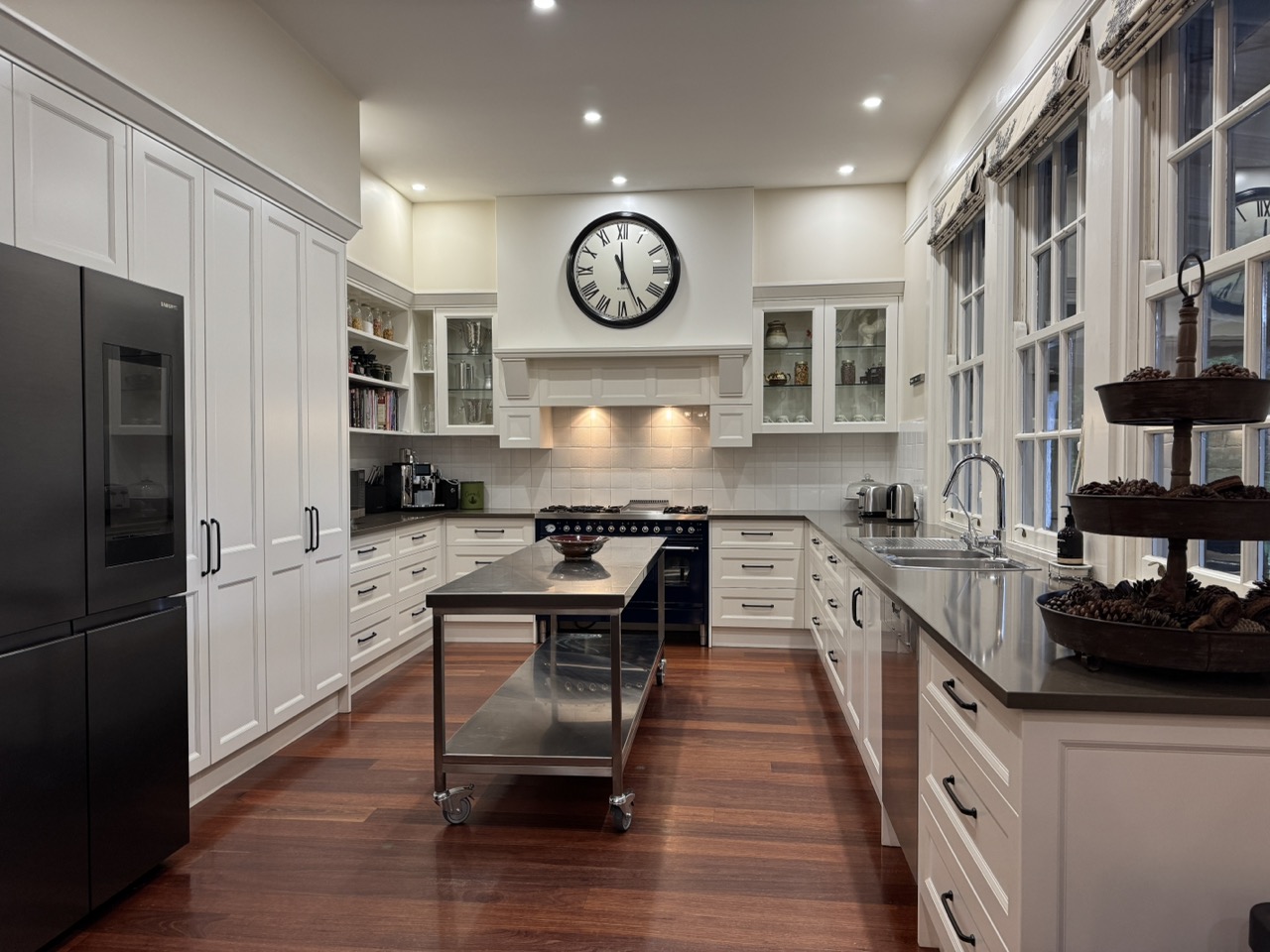 The Homestead’s well-appointed kitchen, where guests can self-cater if they wish.