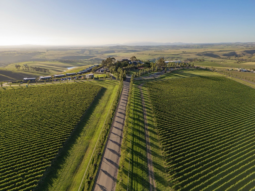 Marnong Estate is a working farm with vineyard, luxury accommodation and dining.