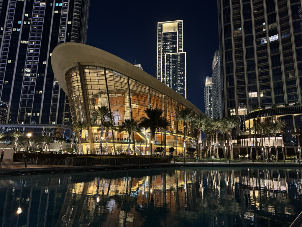 The stunning Dubai Opera is an architectural  masterpiece.