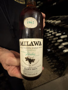 The winery’s pioneering dessert wine.