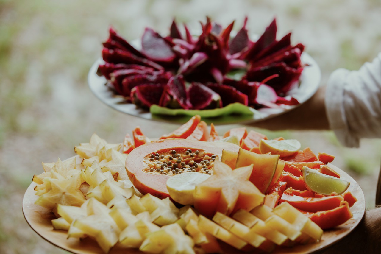 Feast of the Senses tempts with its vibrant tropical fruits.