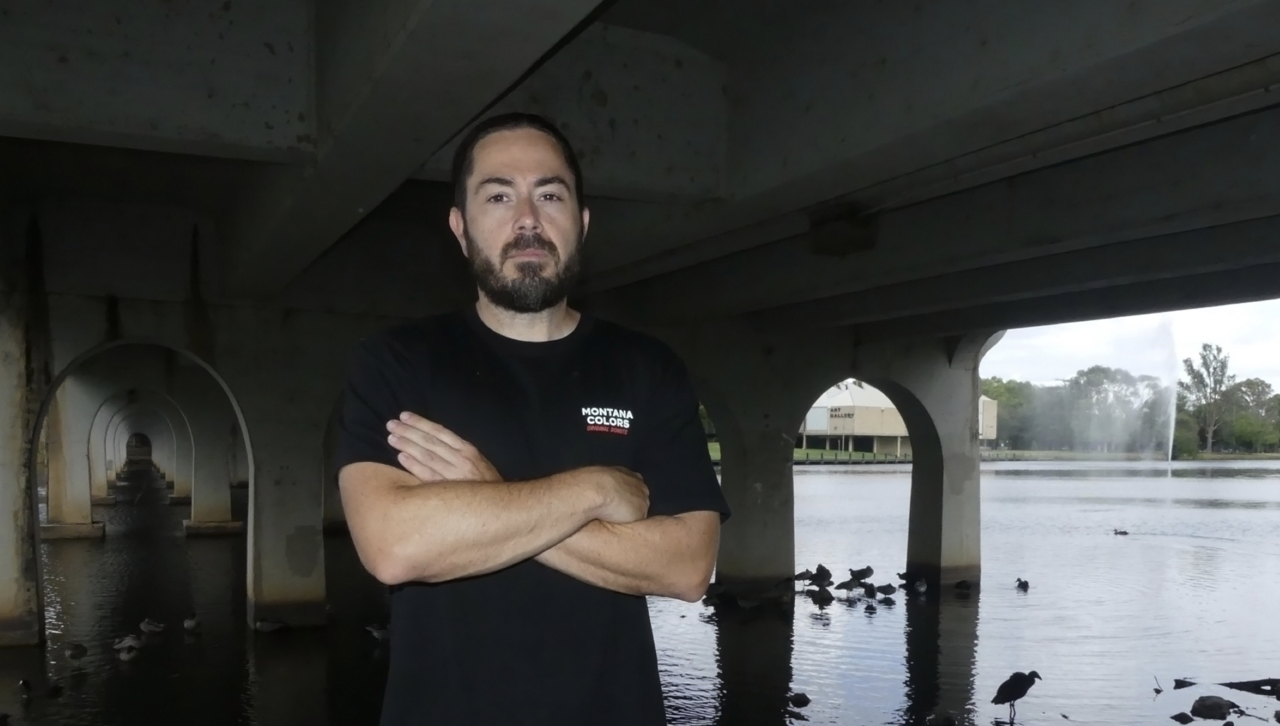 Simon Grant, Creative Director of the Benalla Street Art Festival.