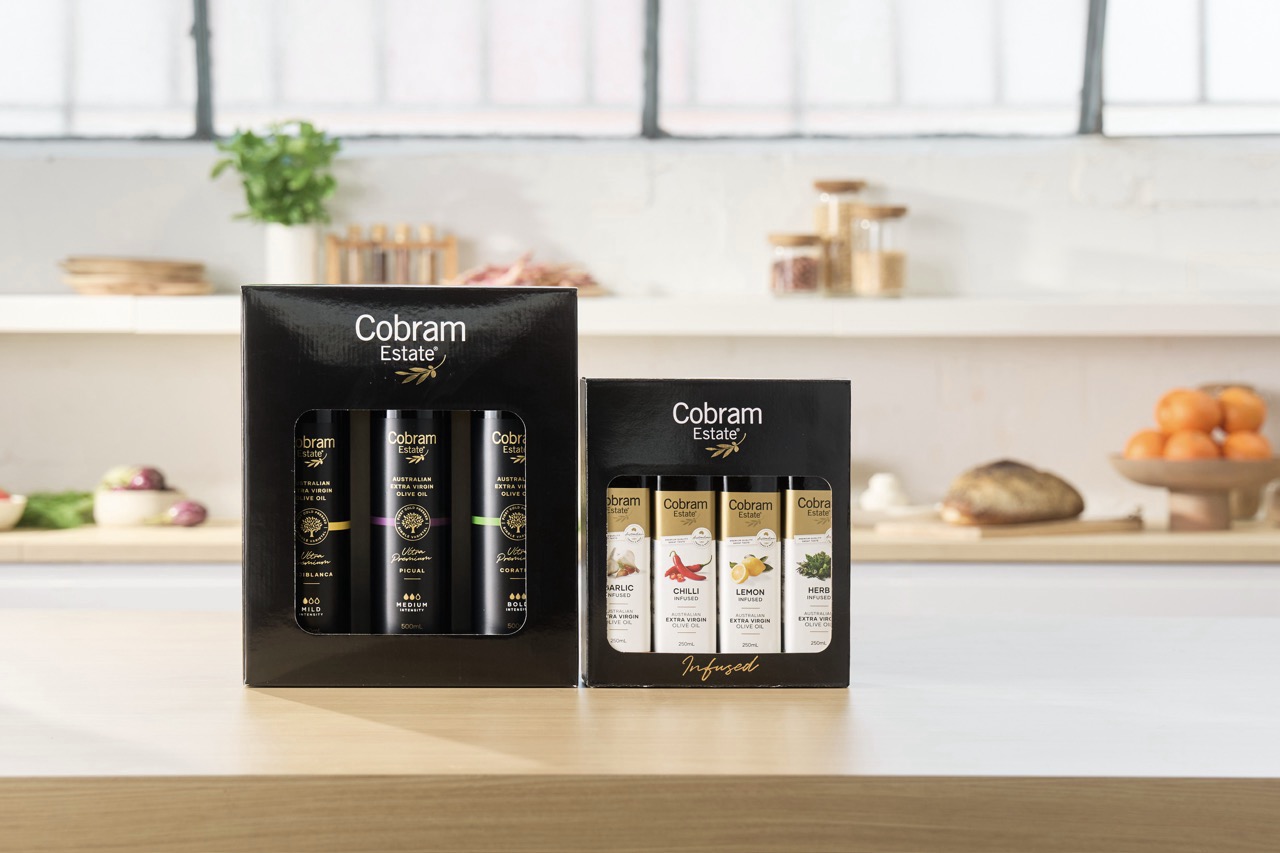 Cobram Estate: different oils for different purposes. Photo Kristoffer Paulsen