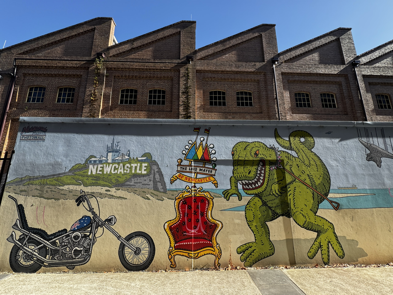 Food and street art intersect on the Newy Tour Co walking tour.