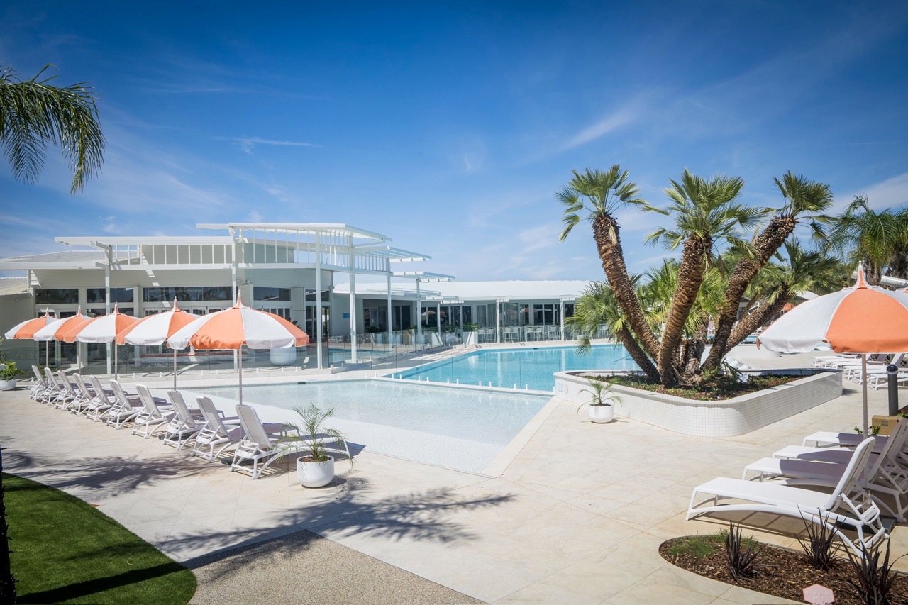 Trentham Waters Mildura, with a Palm Springs aesthetic.