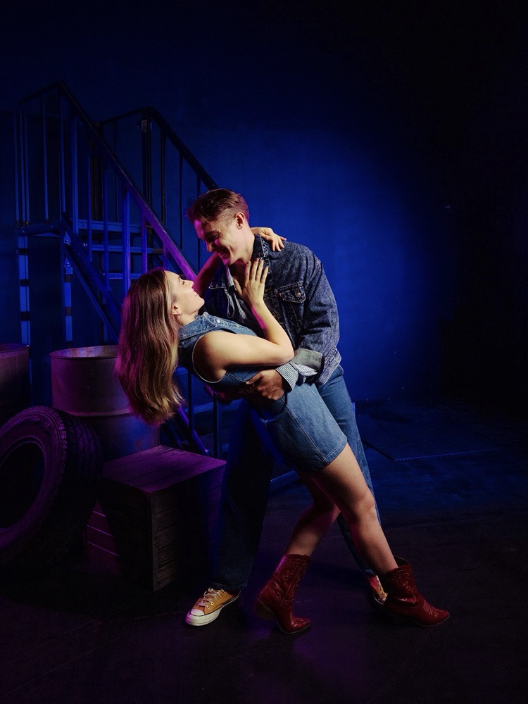 Footloose: The Musical. Gabriel Tiller (Ren) and Brittany Morton, who plays the romantic lead, Ariel.