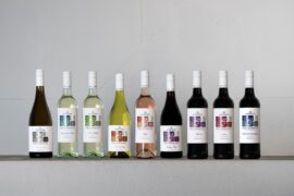Berton Vineyards’ Foundstone range with its new labels.