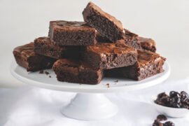 Divine Sour Cherry Chocolate Brownies, from A Year of Jewish Cooking.