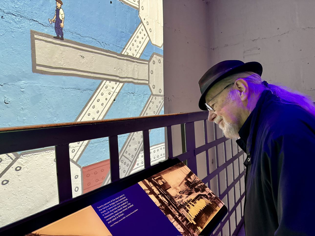 The museum brings to life the history, innovation and human stories behind the construction of the Sydney Harbour Bridge.