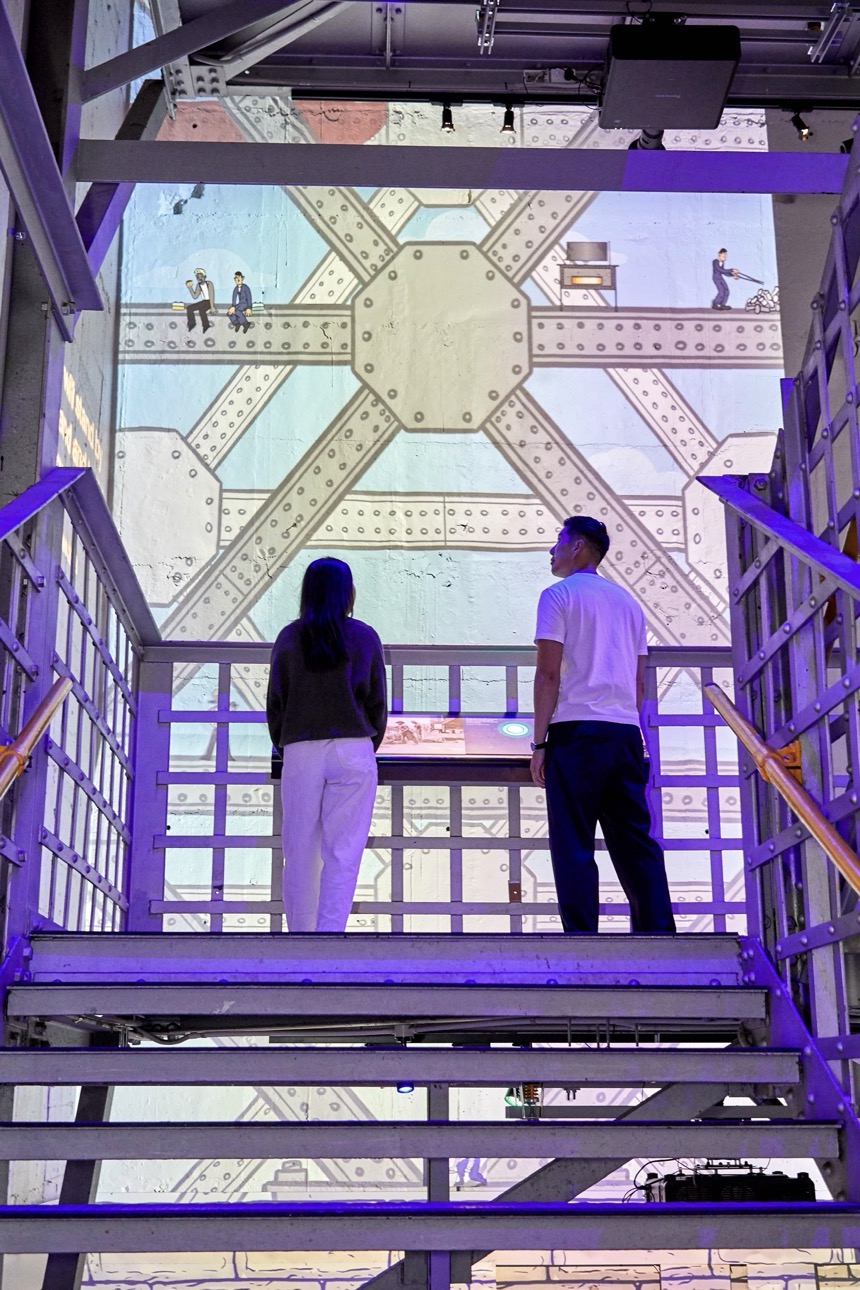 It’s quite a climb to see all the exhibits, but definitely worth it.