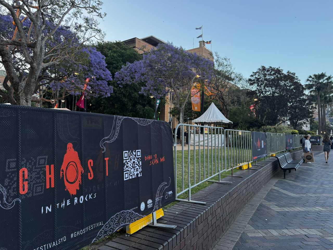 The Ghost Festival will take over The Rocks for four nights from Thursday.